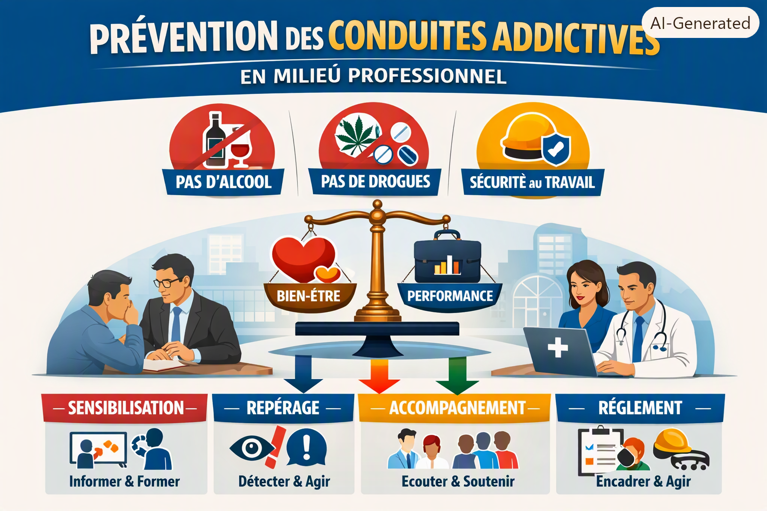 Dossier : Les préventions des conduites addictives dans l’entreprise