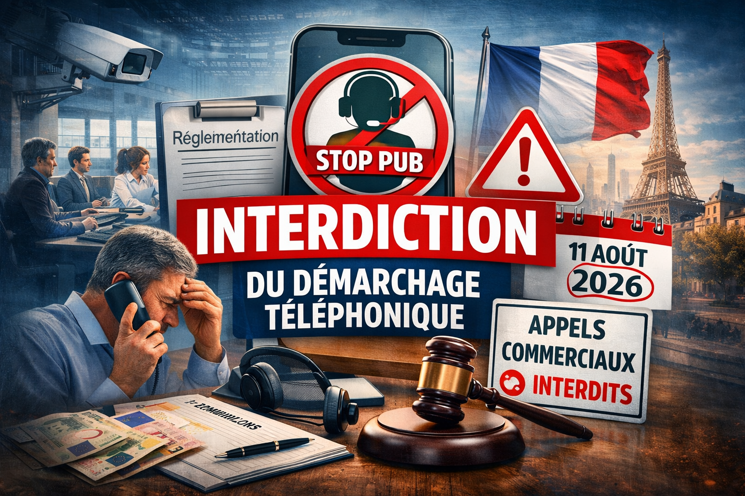 Démarchage téléphonique : la fin d’une ère, à partir du 11 août 2026