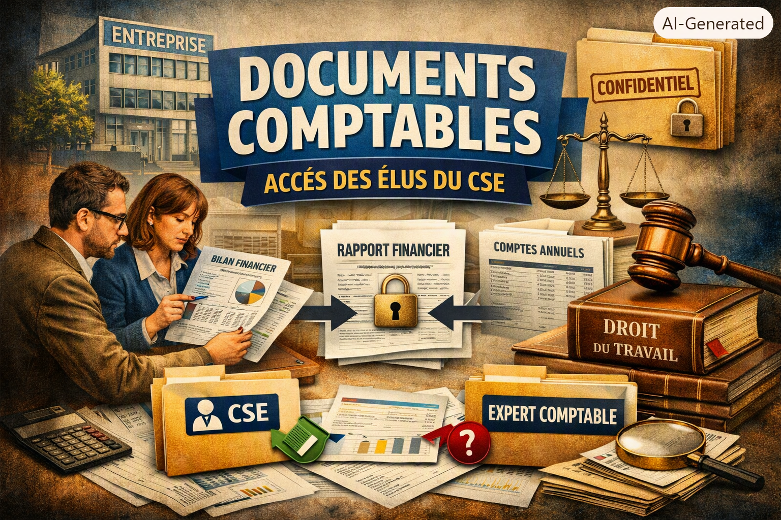 CSE : conditions d&rsquo;accès des élus aux documents comptables