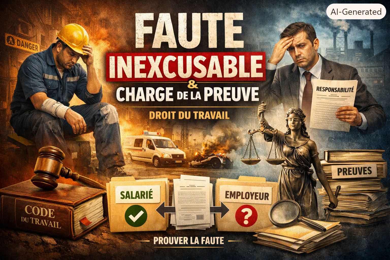 Faute inexcusable et charge de la preuve : revirement jurisprudentiel